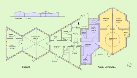 Entwurf Waldorfkindergarten Erweiterung Erftstadt