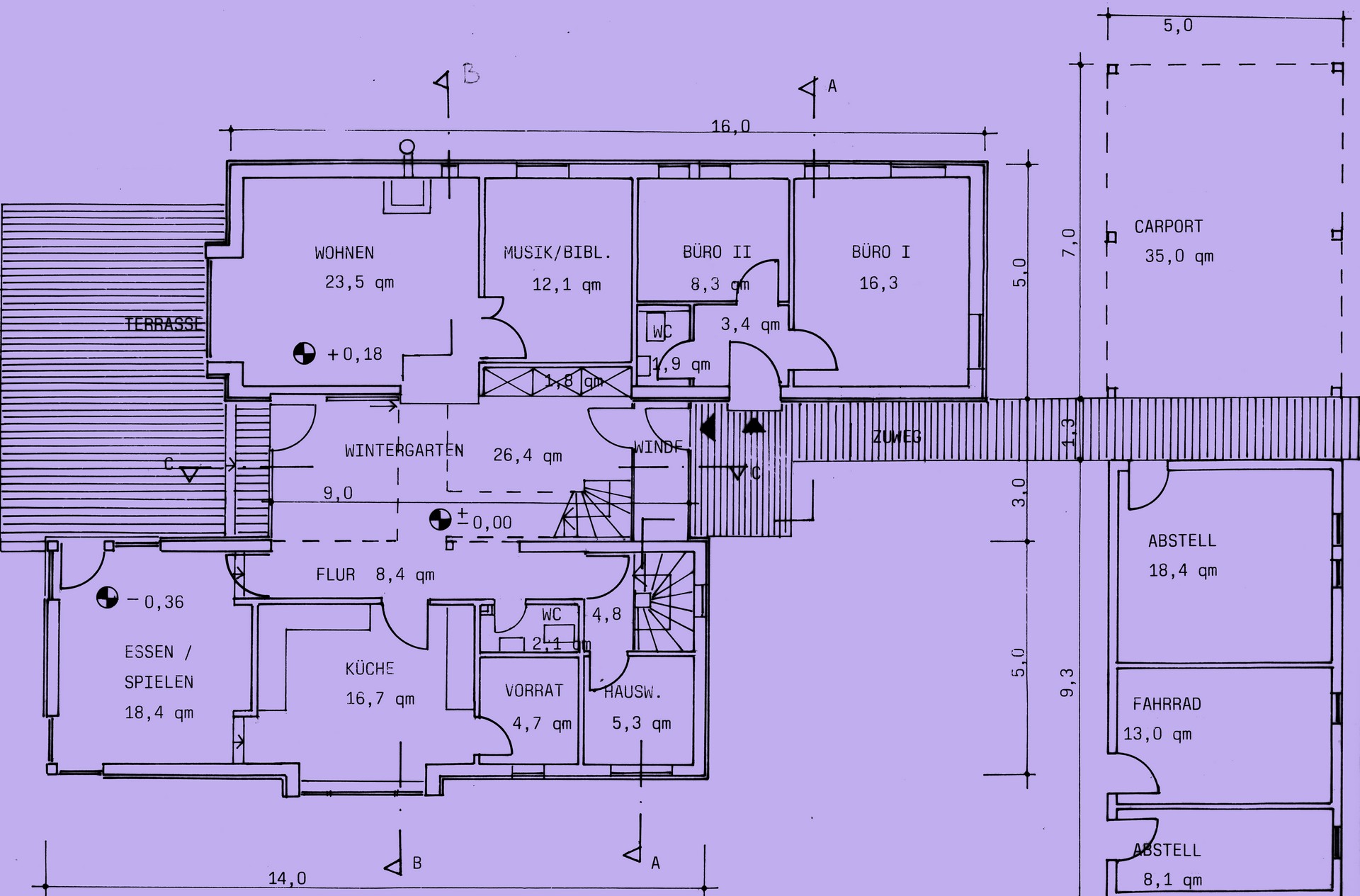 Entwurf Einfamilien-Wohnhaus in der Eifel